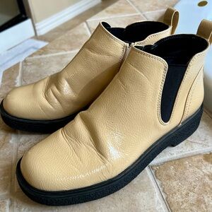 Franco Sarto Beige Ankle Boots 8.5